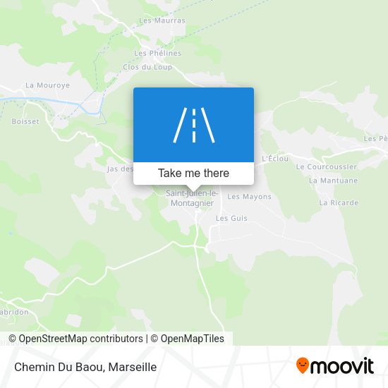 Chemin Du Baou map