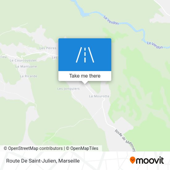 Route De Saint-Julien map