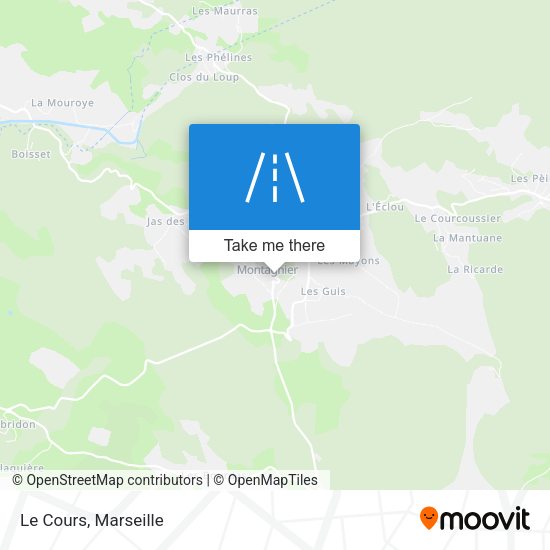Le Cours map