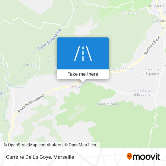 Carraire De La Goye map