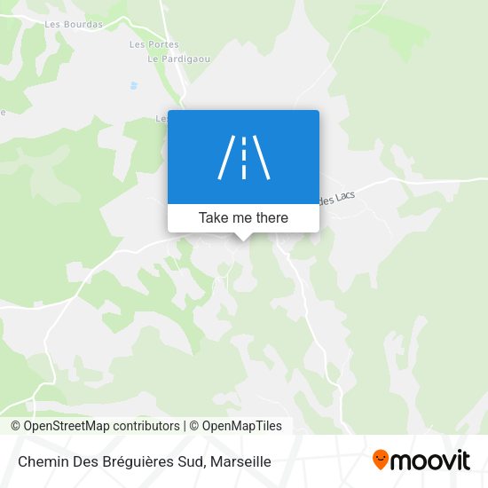 Chemin Des Bréguières Sud map