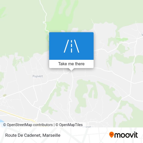 Route De Cadenet map