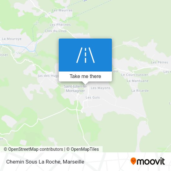 Chemin Sous La Roche map
