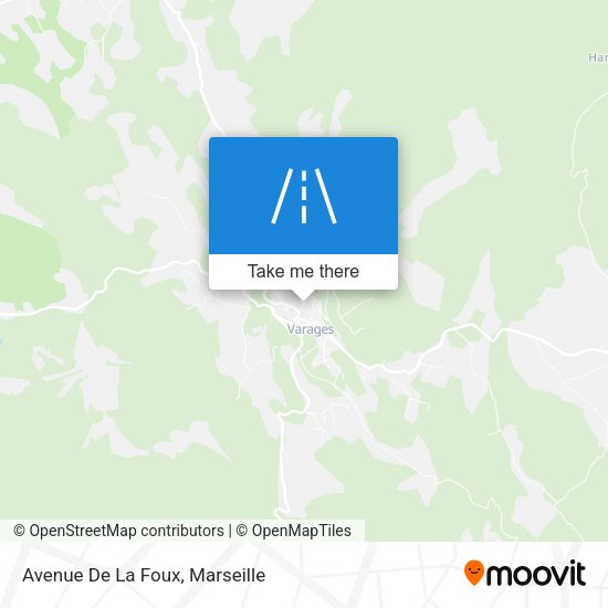 Avenue De La Foux map
