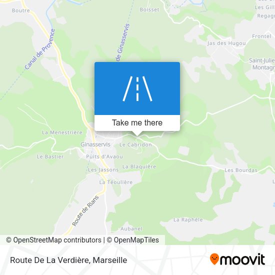 Route De La Verdière map