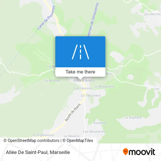 Allée De Saint-Paul map
