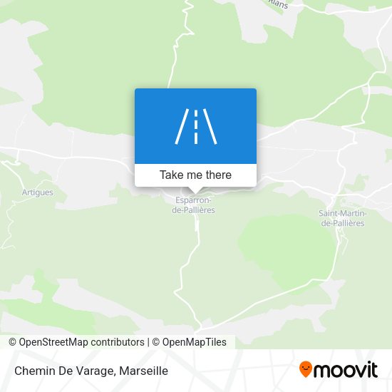 Chemin De Varage map