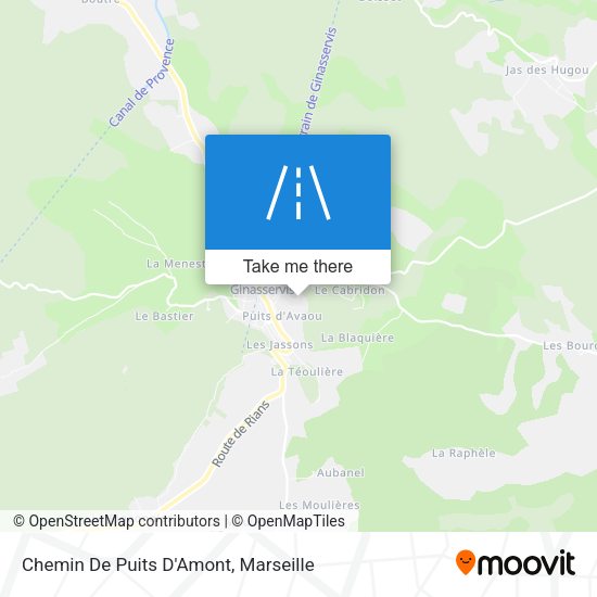 Chemin De Puits D'Amont map