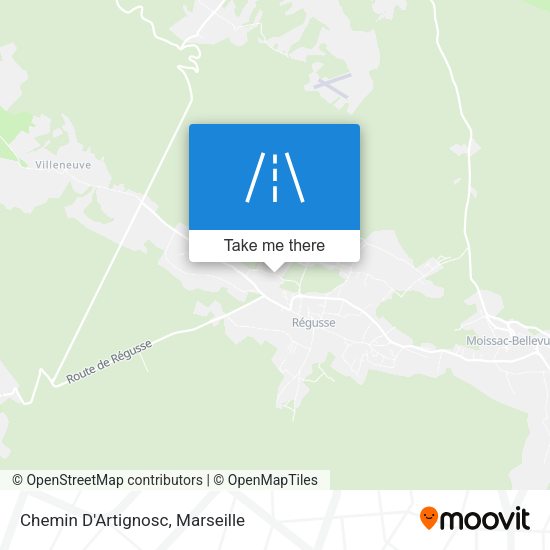 Chemin D'Artignosc map