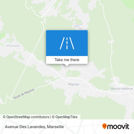 Avenue Des Lavandes map