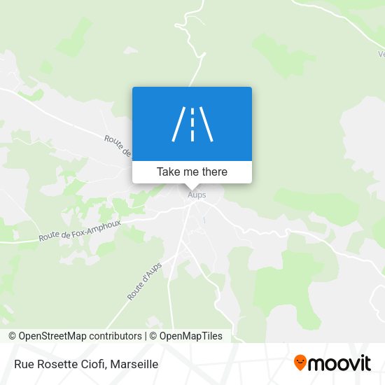 Rue Rosette Ciofi map