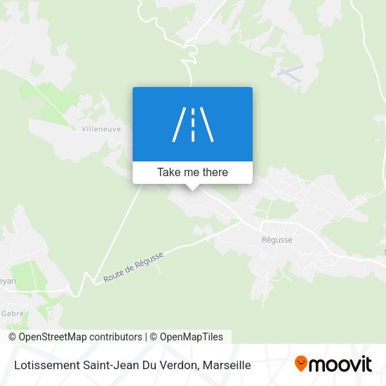 Lotissement Saint-Jean Du Verdon map