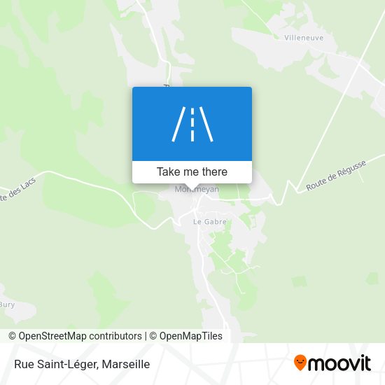 Rue Saint-Léger map