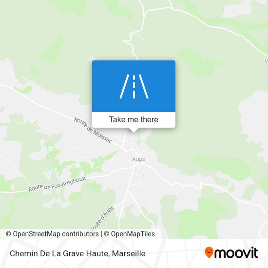 Chemin De La Grave Haute map
