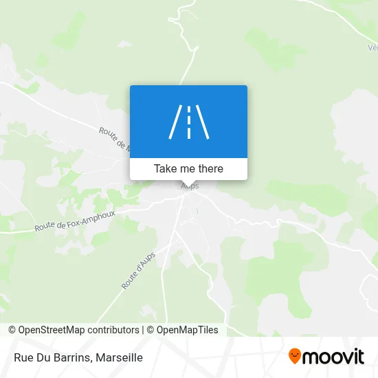 Rue Du Barrins map