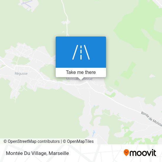 Montée Du Village map