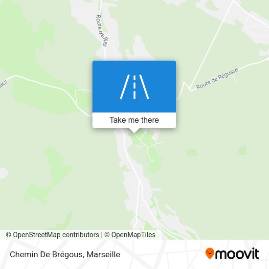 Chemin De Brégous map