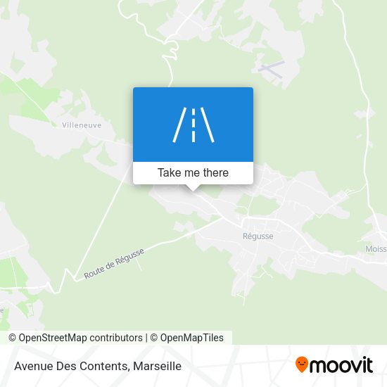 Avenue Des Contents map