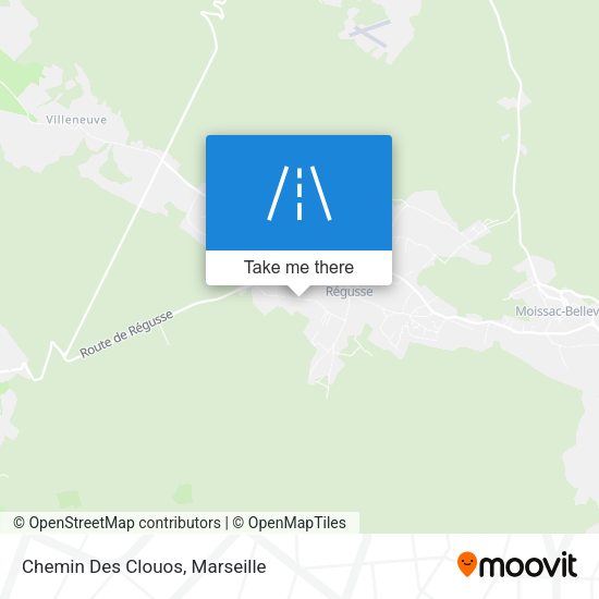 Chemin Des Clouos map