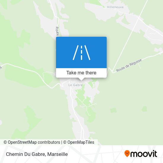 Chemin Du Gabre map