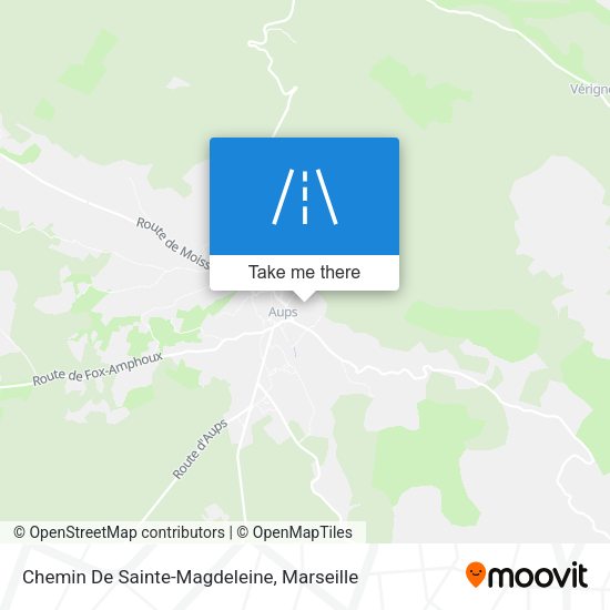 Chemin De Sainte-Magdeleine map