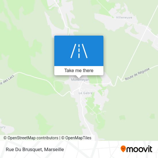 Rue Du Brusquet map