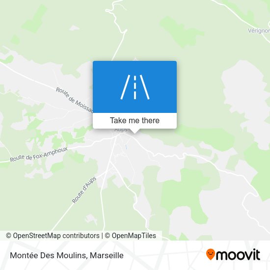 Montée Des Moulins map