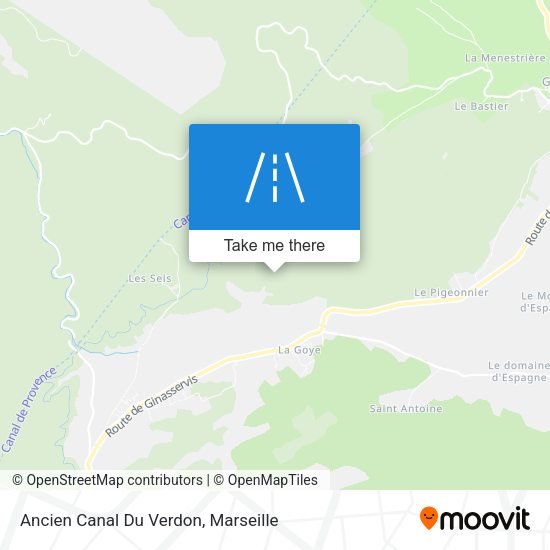 Ancien Canal Du Verdon map
