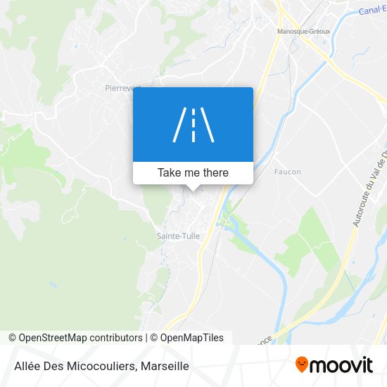 Allée Des Micocouliers map