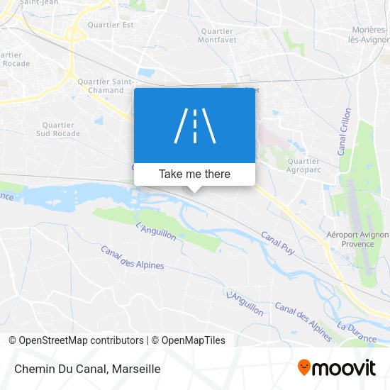 Chemin Du Canal map
