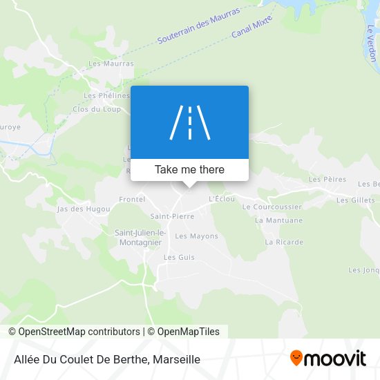 Allée Du Coulet De Berthe map