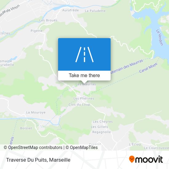 Traverse Du Puits map
