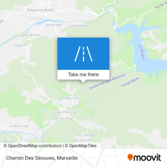 Chemin Des Séouves map