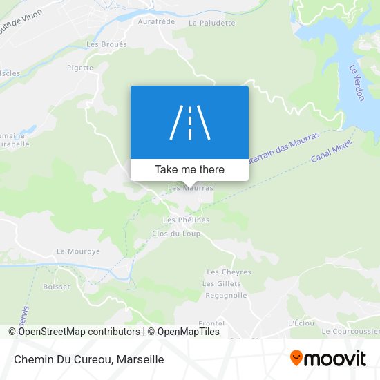 Chemin Du Cureou map