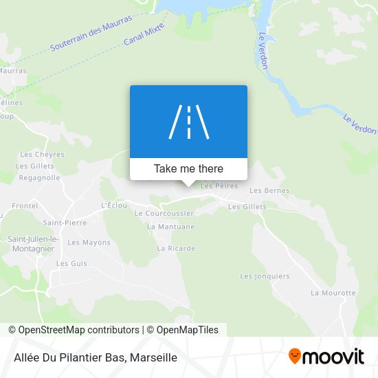 Allée Du Pilantier Bas map