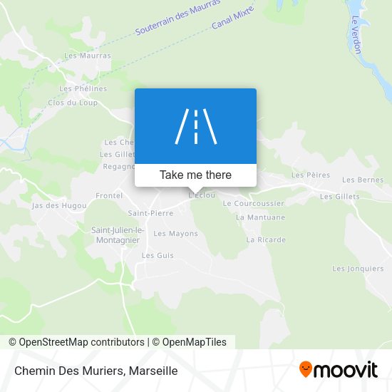 Chemin Des Muriers map