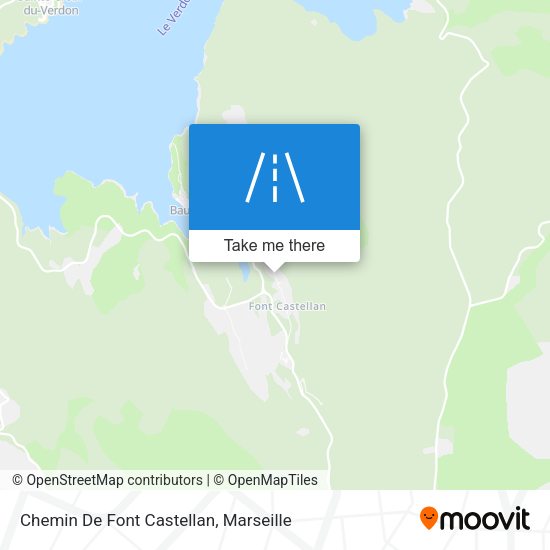 Chemin De Font Castellan map