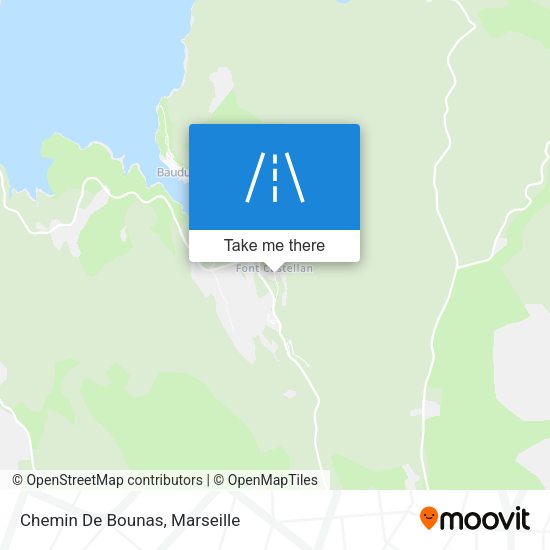 Chemin De Bounas map