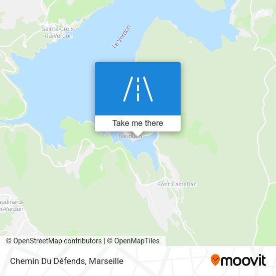 Chemin Du Défends map