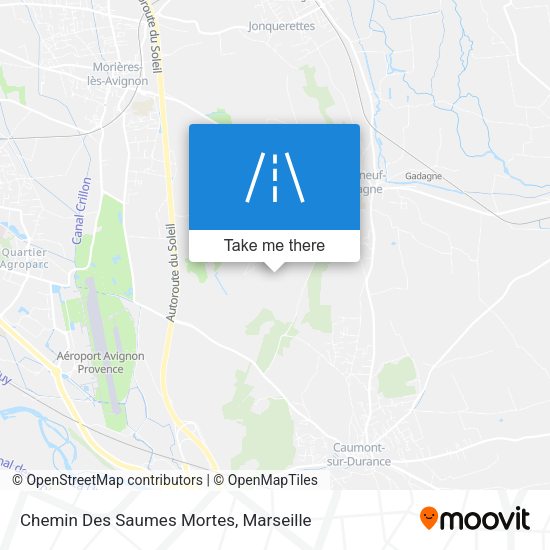Chemin Des Saumes Mortes map