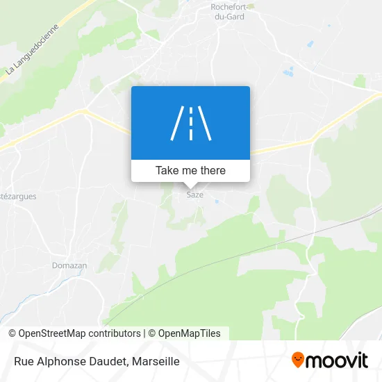 Rue Alphonse Daudet map