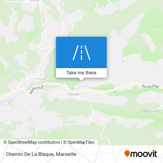 Chemin De La Blaque map