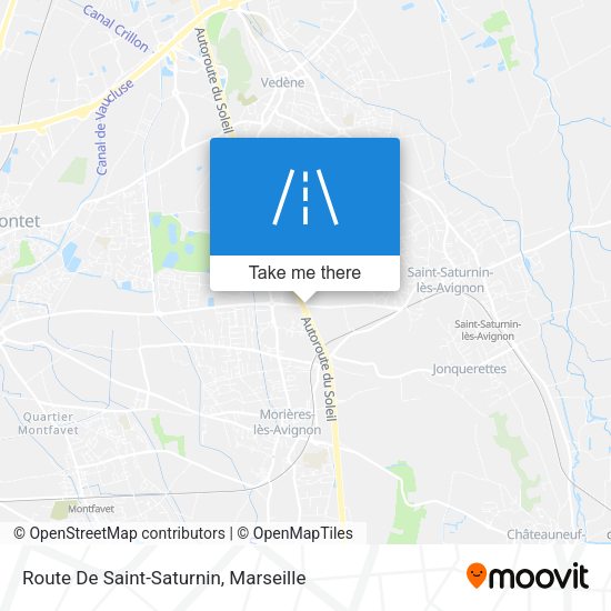 Route De Saint-Saturnin map