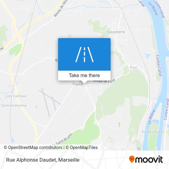 Rue Alphonse Daudet map