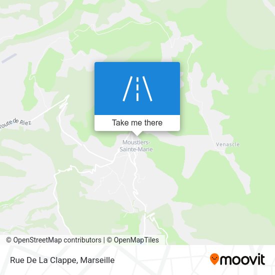 Rue De La Clappe map