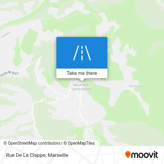 Rue De La Clappe map