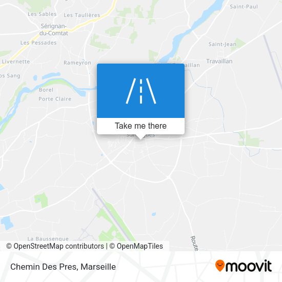 Chemin Des Pres map