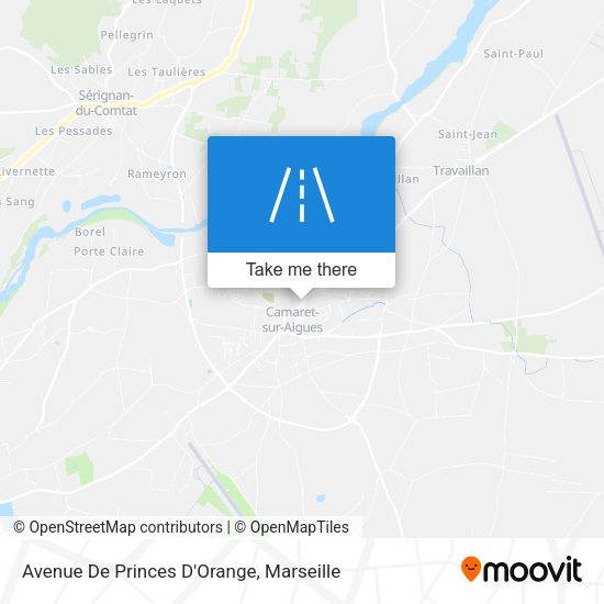 Avenue De Princes D'Orange map