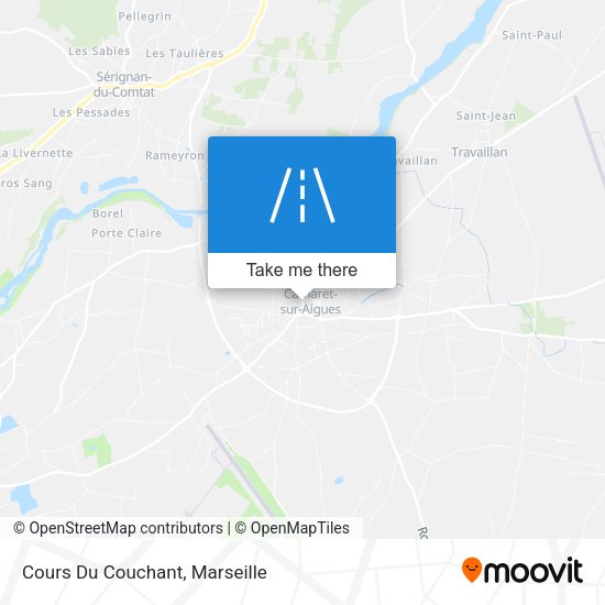 Cours Du Couchant map