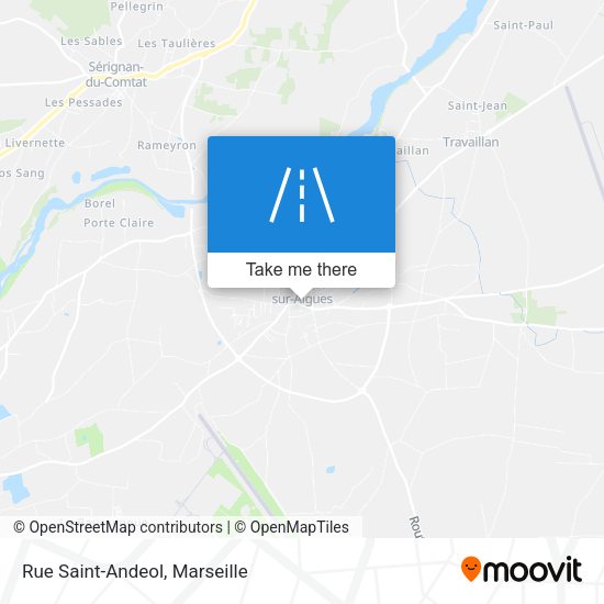 Rue Saint-Andeol map